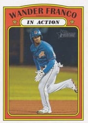 2021 Topps Heritage Minor League Base Set Wander Franco #188 card