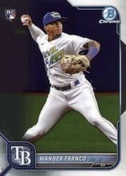 2022 Bowman Chrome Base Set Wander Franco #10 card