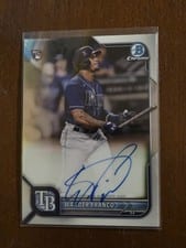 2022 Bowman Chrome Rookie Autographs Wander Franco #CRA-WF card