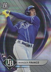 2022 Bowman Platinum Base Set Wander Franco #69 card