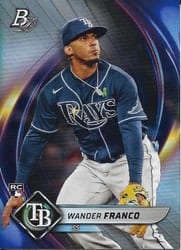 2022 Bowman Platinum Base Set Wander Franco #69b card