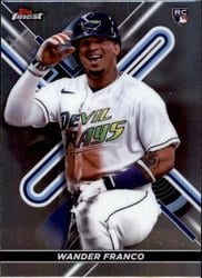 2022 Finest Base Set Wander Franco #2 card