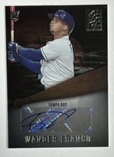 2022 Panini Capstone Rookie Autographs Wander Franco #RA-WF card