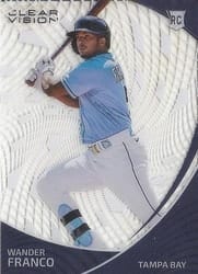 2022 Panini Chronicles Clear Vision Wander Franco #1 card