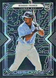2022 Panini Chronicles Obsidian Wander Franco #3 card