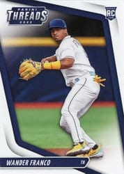 2022 Panini Chronicles Threads Wander Franco #3 card