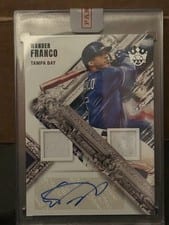 2022 Panini Diamond Kings DK Material Signatures Wander Franco #DMS-WF card