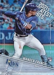 2022 Topps 2021 Greatest Hits Wander Franco #21GH-5 card