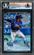 2022 Topps 2021 Greatest Hits Autographs Wander Franco #21GH-5 card