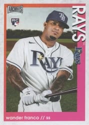 2022 Topps Archives Snapshots Base Set Wander Franco #42 card