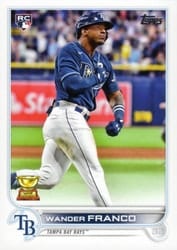 2022 Topps Base Set Wander Franco #215 card