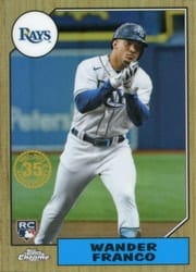 2022 Topps Chrome 1987 Topps Wander Franco #87BC-13 card