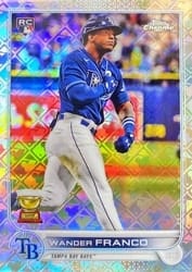 2022 Topps Chrome Logofractor Edition Base Set Wander Franco #80 card
