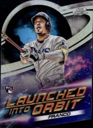 2022 Topps Cosmic Chrome Launched into Orbit Wander Franco #LIO-7 card