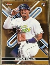 2022 Topps Finest Wander Franco #2 card