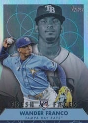 2022 Topps Fresh Faces Wander Franco #FF-1 card