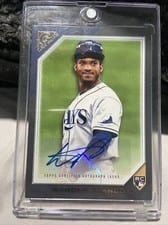2022 Topps Gallery Rookie Autographs Wander Franco #RA-WF card