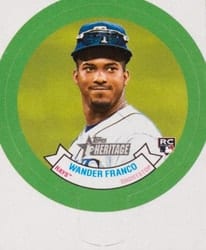 2022 Topps Heritage 1973 Candy Lids Wander Franco #4 card