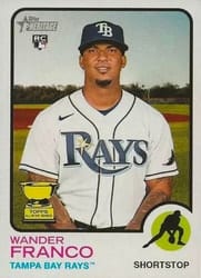 2022 Topps Heritage Base Set Wander Franco #347b card