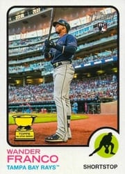 2022 Topps Heritage Base Set Wander Franco #347e card