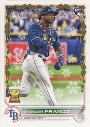 2022 Topps Holiday Base Set Wander Franco #HW181c card