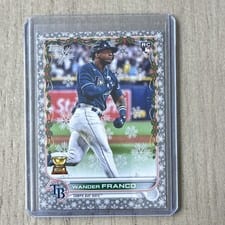 2022 Topps Holiday Wander Franco #HW181 card