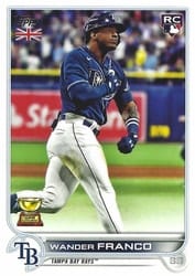 2022 Topps UK Edition Base Set Wander Franco #100 card