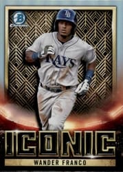 2023 Bowman Chrome Iconic Wander Franco #BI-11 card