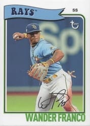2023 Topps Brooklyn Collection Base Set Wander Franco #5 card