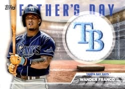2023 Topps Father's Day Commemorative Team Patches Wander Franco #FD-WF card