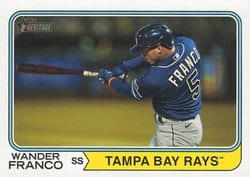 2023 Topps Heritage Base Set Wander Franco #21 card