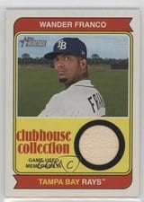 2023 Topps Heritage Clubhouse Collection Relics Wander Franco #CCR-WF card