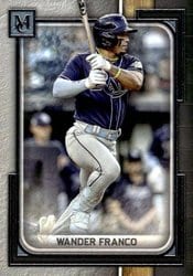 2023 Topps Museum Collection Base Set Wander Franco #5 card