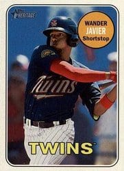 2018 Topps Heritage Minor League Base Set Wander Javier #212 card