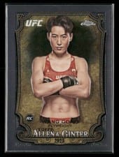 2026 Topps Chrome UFC Allen And Ginter Wang Cong Blue Refractor #AG-27 card