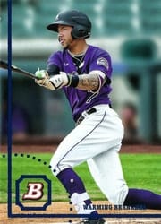 2022 Bowman Heritage Prospects Warming Bernabel #BHP-19 card