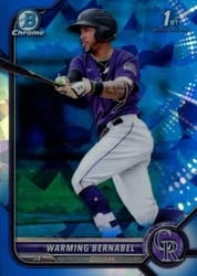2022 Bowman Sapphire Edition Base Set Warming Bernabel #BCP-46 card