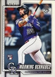 2026 Topps Base Set Warming Bernabel #55 card