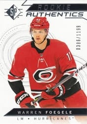 2018-19 SP Base Set Warren Foegele #131 card