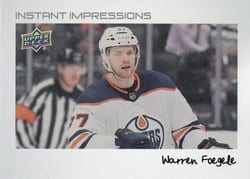 2022-23 Upper Deck Instant Impressions Warren Foegele #PZ-4 card