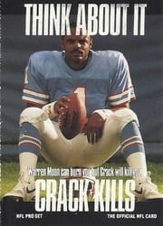 1991 Pro Set Base Set Warren Moon #370a card