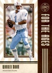 2020 Panini Legacy For the Ages Warren Moon #FTA-WM card
