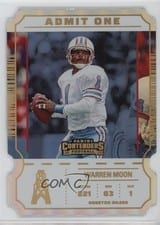 2022 Panini Contenders Admit One Warren Moon #AO-WMO card