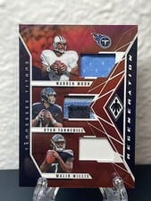 2022 Panini Phoenix Regeneration Warren Moon / Malik Willis / Ryan Tannehill #REGEN-3 card