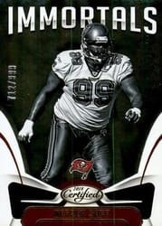 2018 Panini Certified Base Set Warren Sapp #110 card
