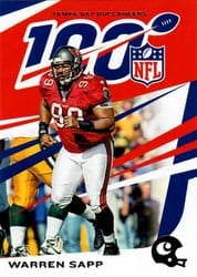 2019 Panini Chronicles Base Set Warren Sapp #90 card
