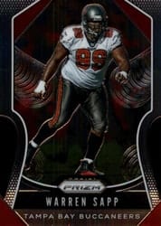2019 Panini Prizm Base Set Warren Sapp #296 card
