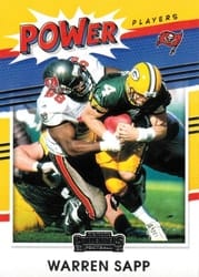 2021 Panini Contenders Power Players Warren Sapp #PP-WSA card
