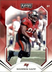 2021 Panini Playoff Base Set Warren Sapp #175 card