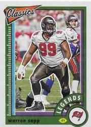 2022 Panini Classics Base Set Warren Sapp #132 card